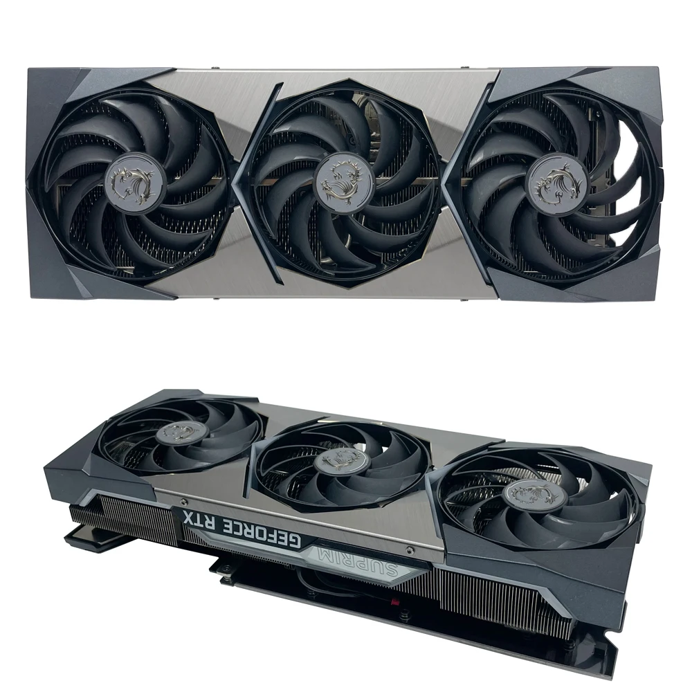 Ventilador de Refrigeração para Msi Geforce Rtx 3070 3080 ti 3090 3070 3080 ti 3090 Suprim x Dissipador de Calor de Placa Gráfica Pld10010b12hh 4pin