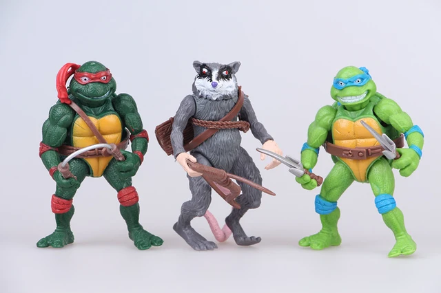 Mini figura de ação anime infantil, tartarugas ninja, brinquedos Raphael  Donatello, modelo de desenho animado, decoração desktop, presente de Natal,  5cm, 6 peças - AliExpress
