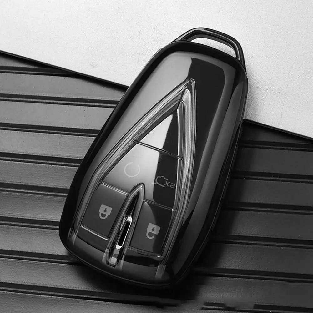 

Transparent Tpu Car Key Case Cover Shell for Changan UNIT UNIK CS35PLUS CS55 PLUS CS75 PLUS Oshan X7 X5 Car Accessories U1A7