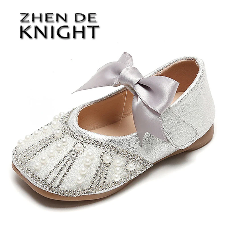 Sweet Bow Girls' Princess Shoes Cute Little Girls' Leather Shoes