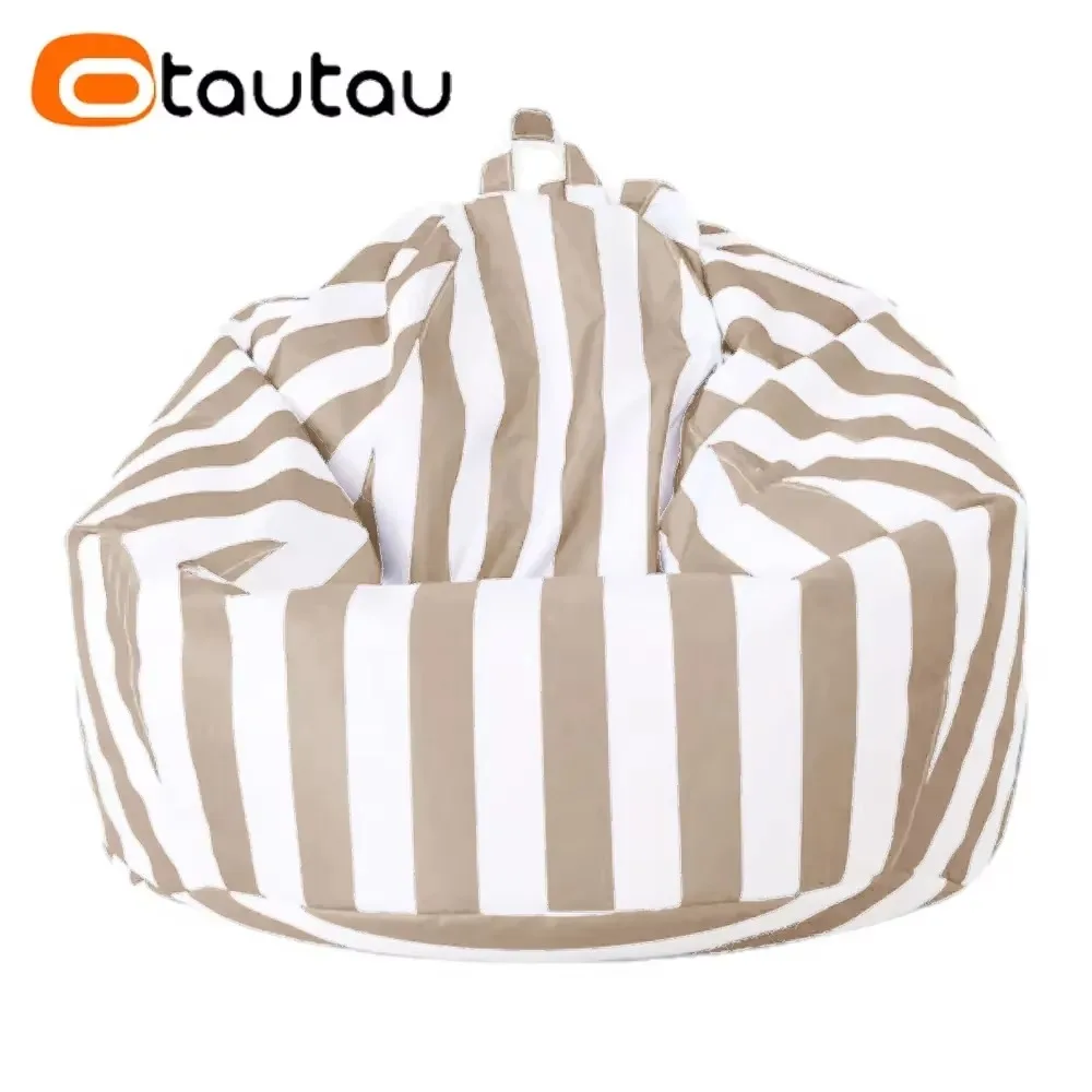 OTAUTAU Filled Outdoor Bean Bag Pouf With Filler Waterproof Puff Salon Beach Garden Beanbag Chair Corner Seat Puf Sac DD046 bean bag chair