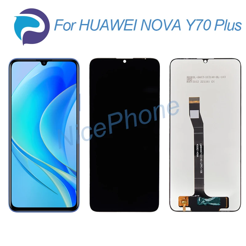 

Для HUAWEI Nova Y70 Plus, ЖК-дисплей, сенсорный экран, дигитайзер, замена 6,75 дюйма, MGA-LX9 Nova Y70 Plus, ЖК-дисплей