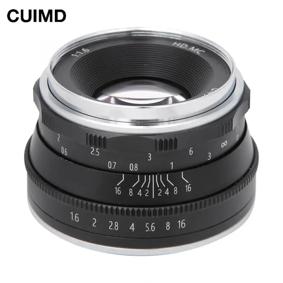 

35mm F/1.6 Manual Focus MF Prime Lens For Panasonic Micro 4/3 G123456789 G85 GF123456789 GM1 GM5 GM10 GX1 GX7 GX8 GH12345 M4/343