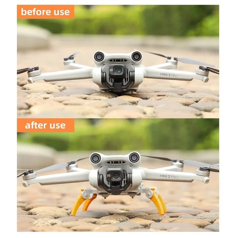 For Dji Mini 3 Pro Landing Gear Protector Accessories Foldable Extension Legs Protective Support Legs Extender