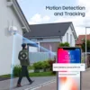 8MP WIFI Surveillance Camera Wireless IP Cameras Outdoor Auto Tracking Color Night Vision 8X Digital Zoom CCTV Security Monitor 2