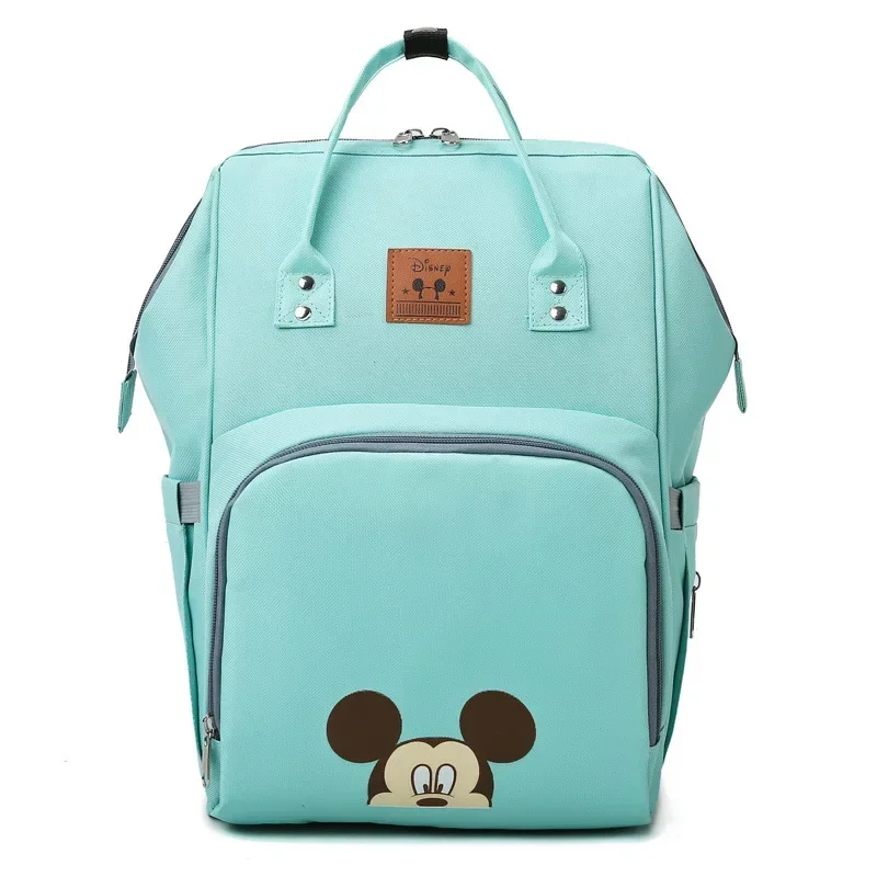 Disney Mickey Mouse Cartoon Diaper bag Backpack Shoulder Bag Minnie Multifunctional Large Capacity Handbag Schoolbag diaper bag diaper backpack