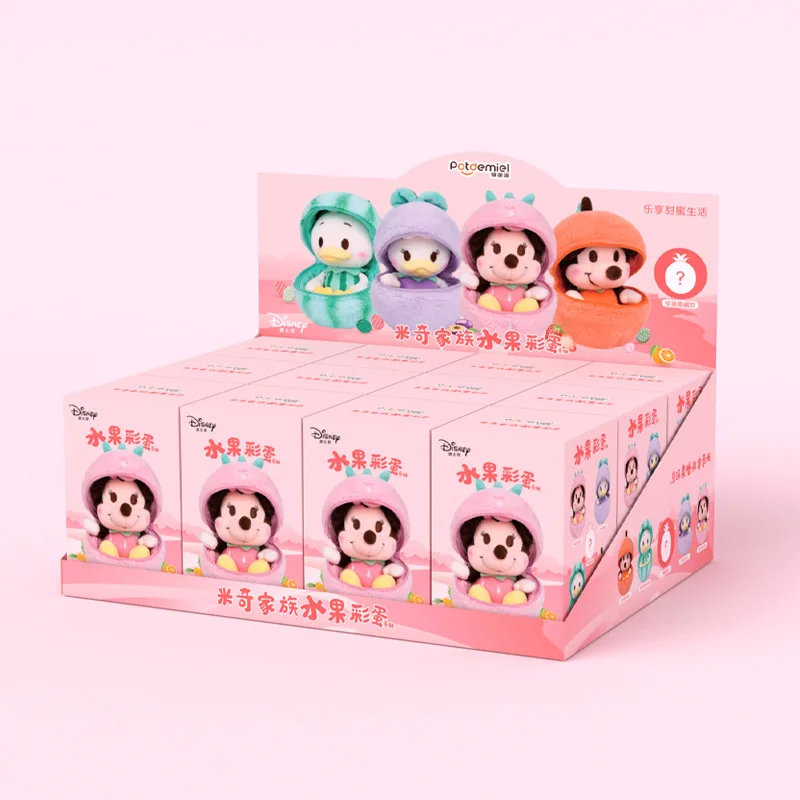 Disney Fruit Series Blind Box Mickey Mouse Daisy Duck Donald Duck Peluche Doll Mystery Box Genuine Disney Plushies Figure Gifts