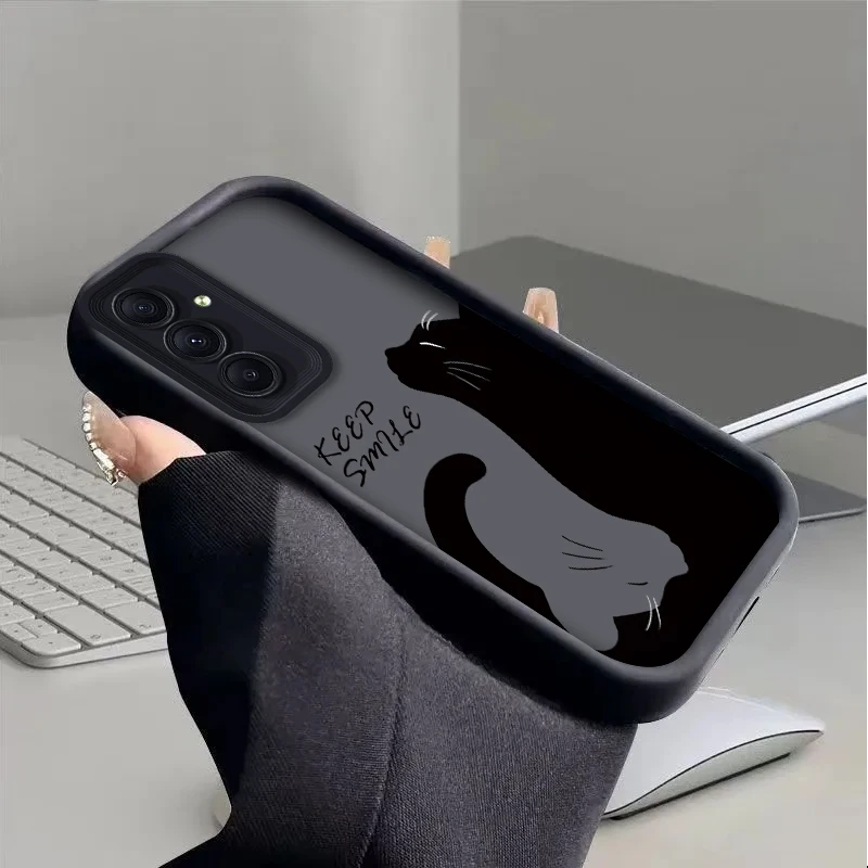 Black Cat Themed Phone Case Cover