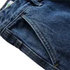 Classic Thick Mens Jeans Spring Autumn 100% Cotton Black Denim Overalls Men High Quality Regualr Fit Jeans Vintage Blue Trousers 4