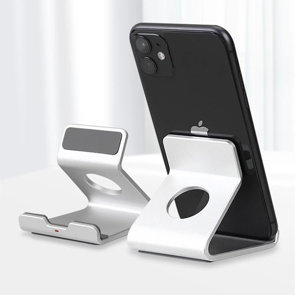 Aluminum Alloy Desk Mobile Phone Holder Metal Cell Phone Holder For