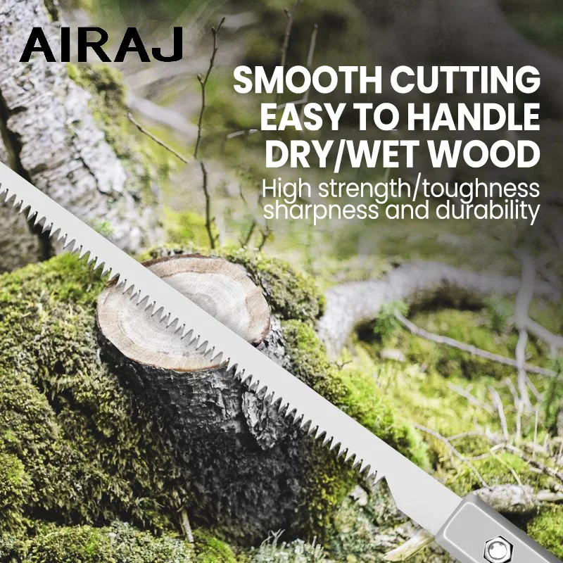 Hand Saw AIRAJ Detachable Chicken Tail Saw Garden Gardening Saw Tree Felling Fast Cutting Labor saving Wood Working Swallow Tail