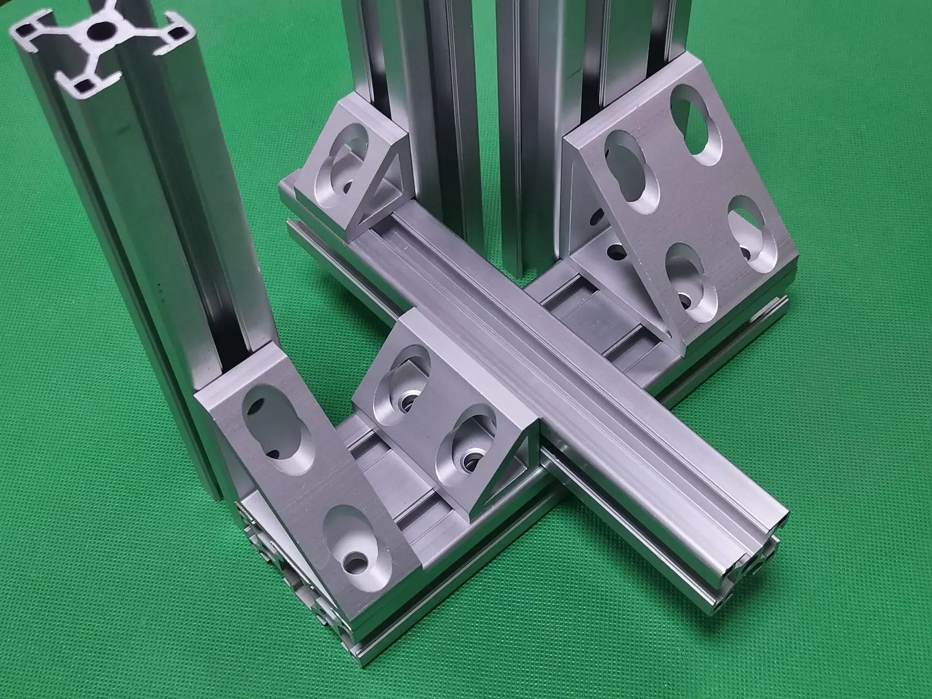 Aluminum Profile Right Angle Triangle Block Connector 1pcs angle connector stainless steel angle bracket angle bracket