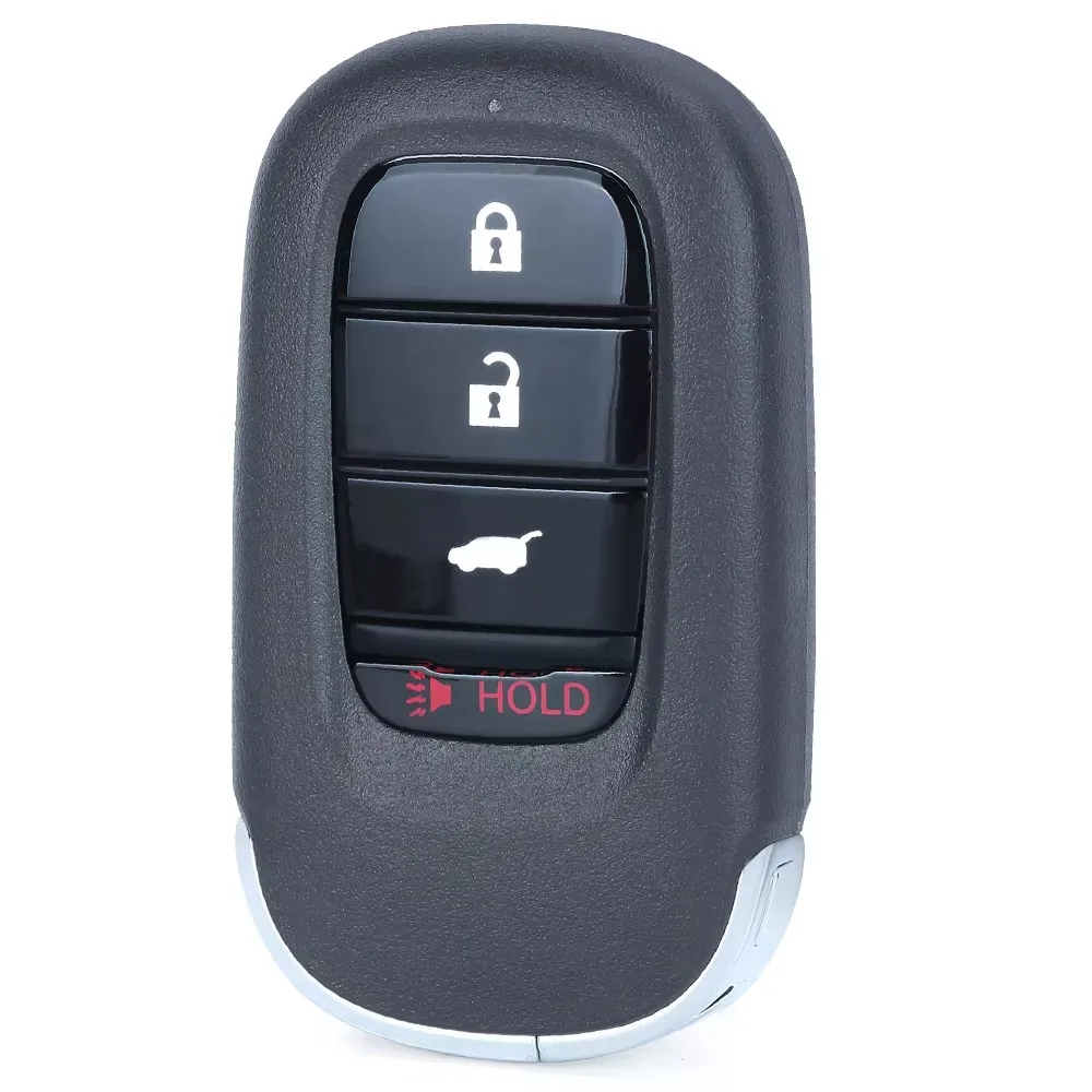 Keyecu For Honda Accord CR-V HRV Pilot Civic Smart Remote Car Key Fob 433MHz With 4A Chip FCC ID: KR5TP-4