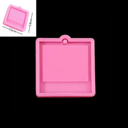 Epoxy Resin Keychain Mold for DIY Jewelry and Crafts (S Mold)