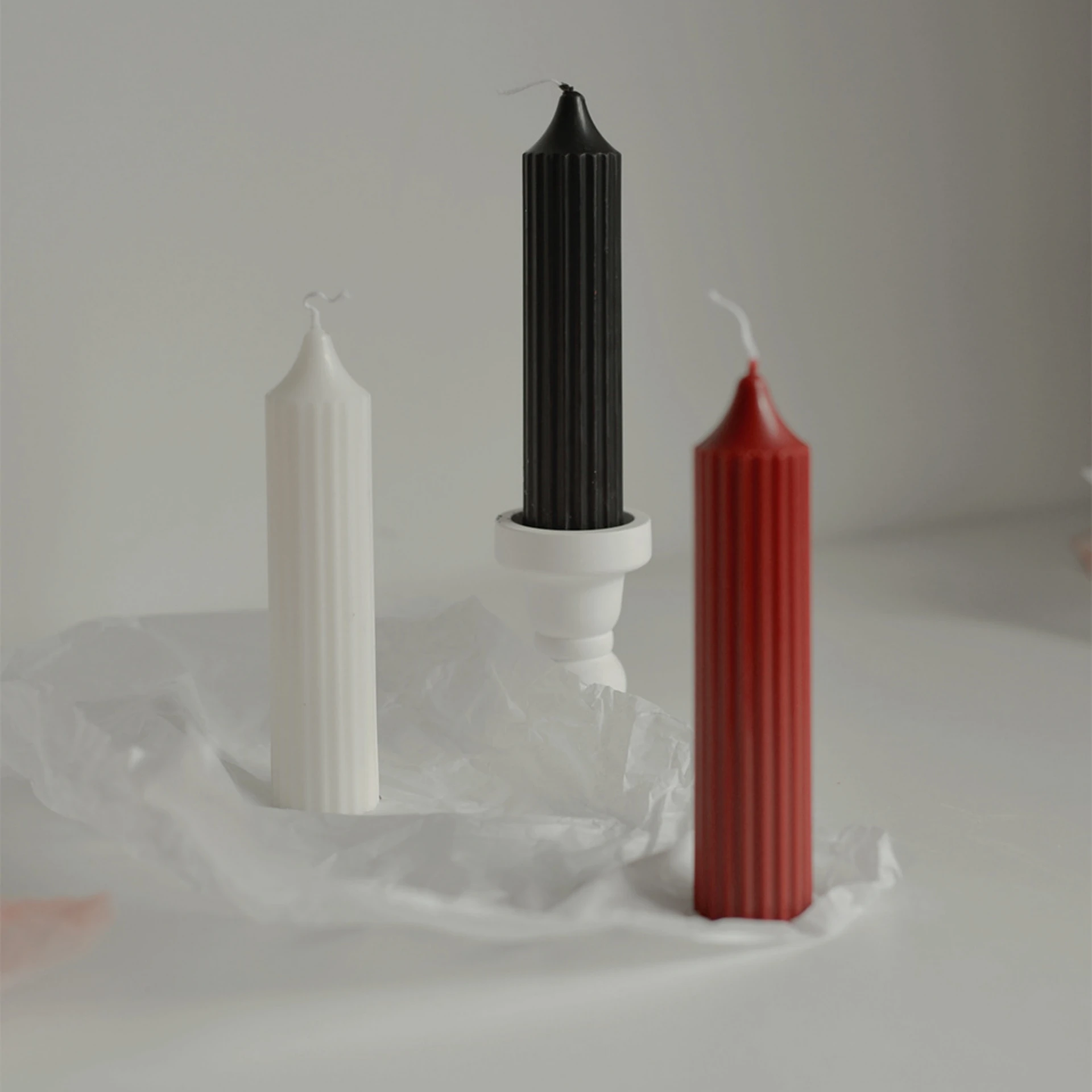 

3 PCS Scented Candles Pole Cylinder Candle Romantic Aromatherapy Romantic Decoration For Lovers Aroma Candles