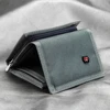 Rugged Cordura Mens Tri-Fold Wallet - Zippered Coin Pocket, Multifunctional compartments, Classic Style - Durable and Stylish 5