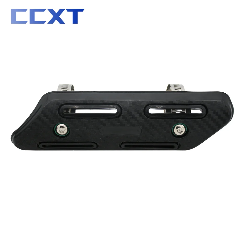Protecteur De Bouclier Thermique D'échappement De Moto, Anti-brûlure, For EXC SXF XC SX EXCF XCW 125 250 350 450 525 530 For GasGas (Color : Black