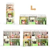 New 3D Puzzle Miniature House Coffee Shop Fruit Shop Convenience Store Assembly Toys with Lights Collection Decoration 5