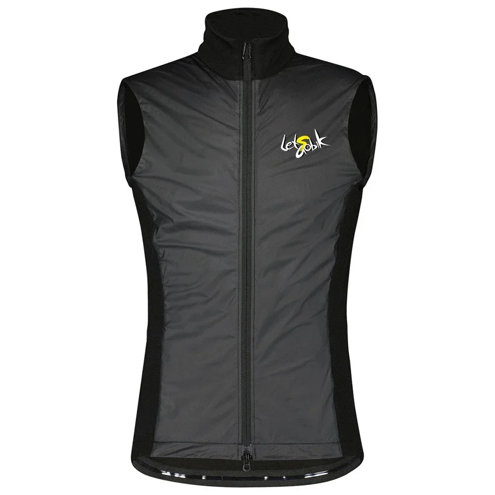 new LETS GOBIK Breathable Back Sleeveless Cycling Vest Autumu Jersey Windproof Cycling Clothing Motorcycle Jackets