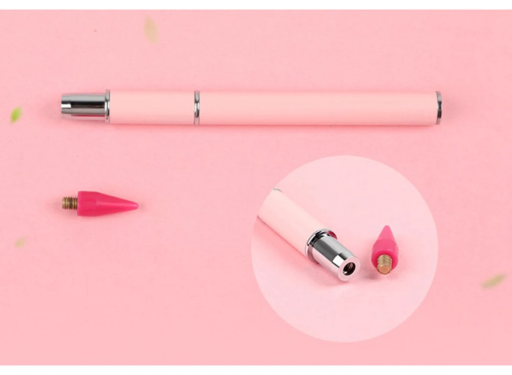 New Diamond Painting Pen Tool Double Head Convenient Multifunctional Nail Pen Metal Material Diamond Painting Accessories
