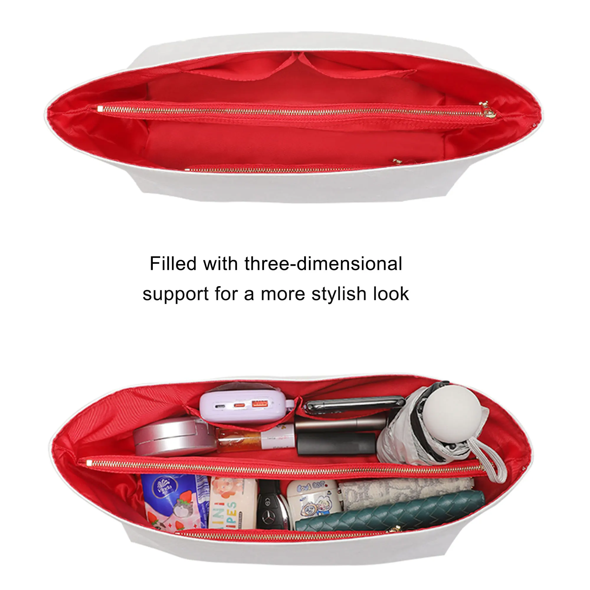 HAVREDELUXE Bag Organizers For Coach Tote Bag City33 Purse Insert Large Capacity Inner Bag Waterproof Bag In Bag