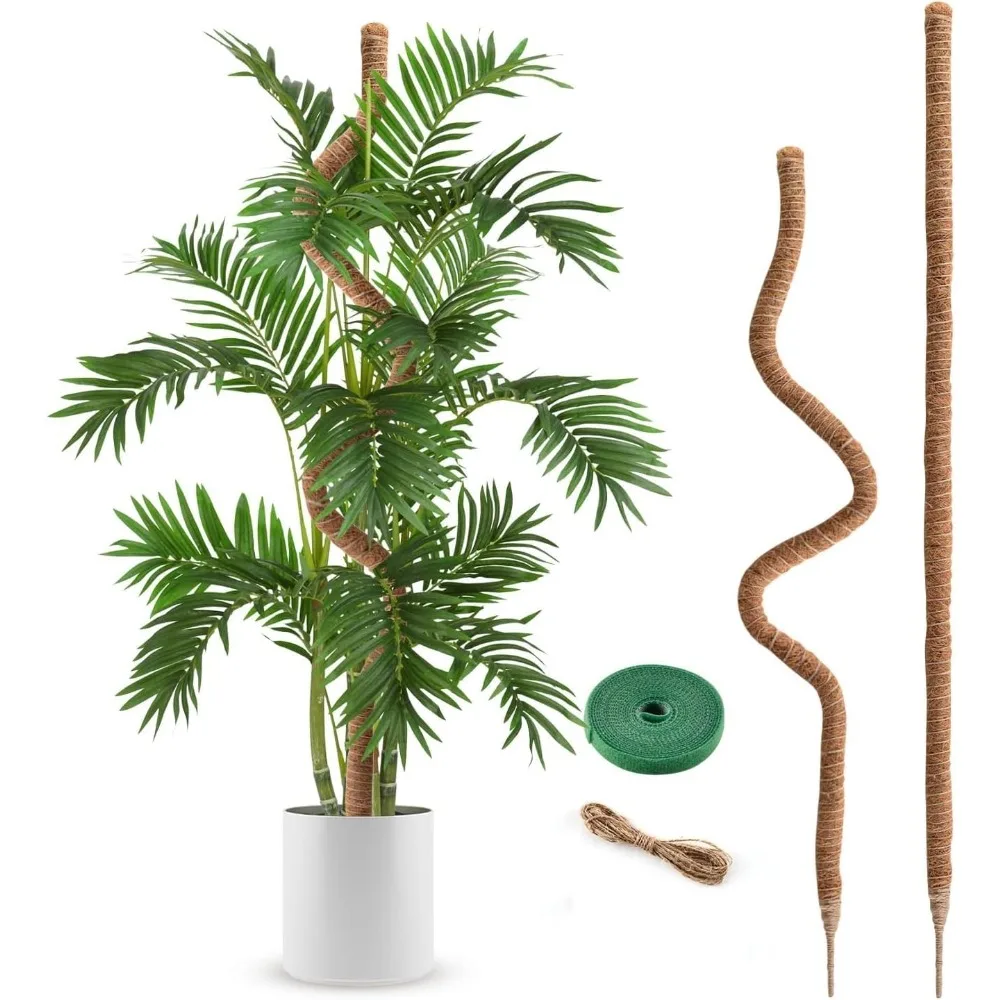 Plant Moss Coir Pole Bendable Plants Climbing Support Extension Palm Vines Stick Indoor Balcony Garden Courtyard Flower Decor