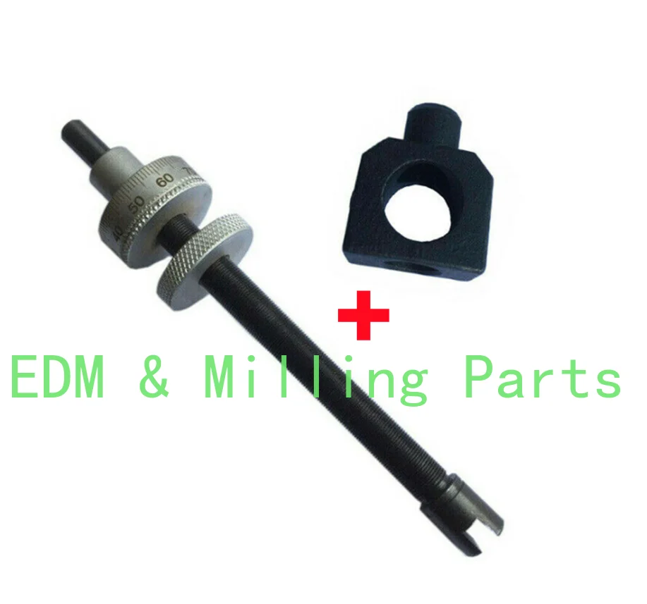 

CNC Milling Machine Screw Feed Scale +Stop Knob Depth Mill Worm Rod For Bridgeport Mill Part