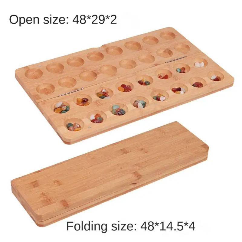 Novidade Mancala Jogo Criativo Africano Gem Xadrez Com 48 Pedras De Vidro  Casa Brinquedos Interativos Para Pais E Crianças Qx2d - Brinquedos  Matemáticos - AliExpress