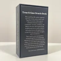 12x7 cm True Crime Oracle Deck, Tarot Cards for Beginners, No Manual 2