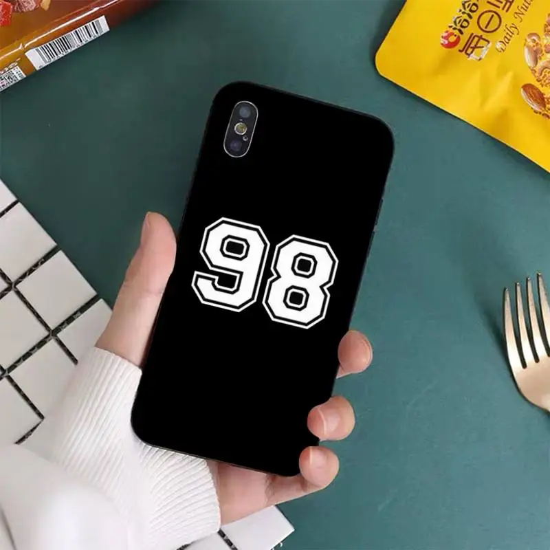 Sleek Black Phone Case