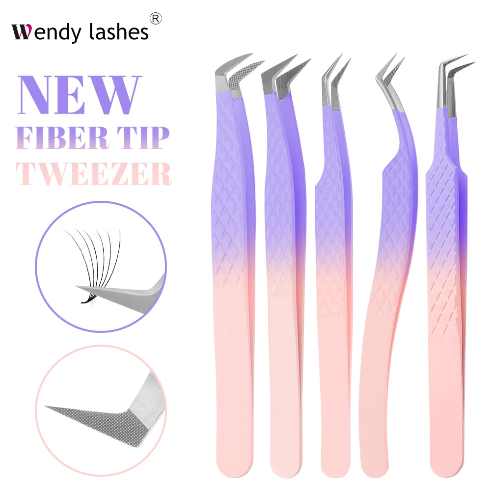 

Wendy Lashes1Pc Fiber Tips Eyelash Extensionl Tweezers Professional Lash Perfect Grip Tweezer Wholesale Supplier Make Up Tools