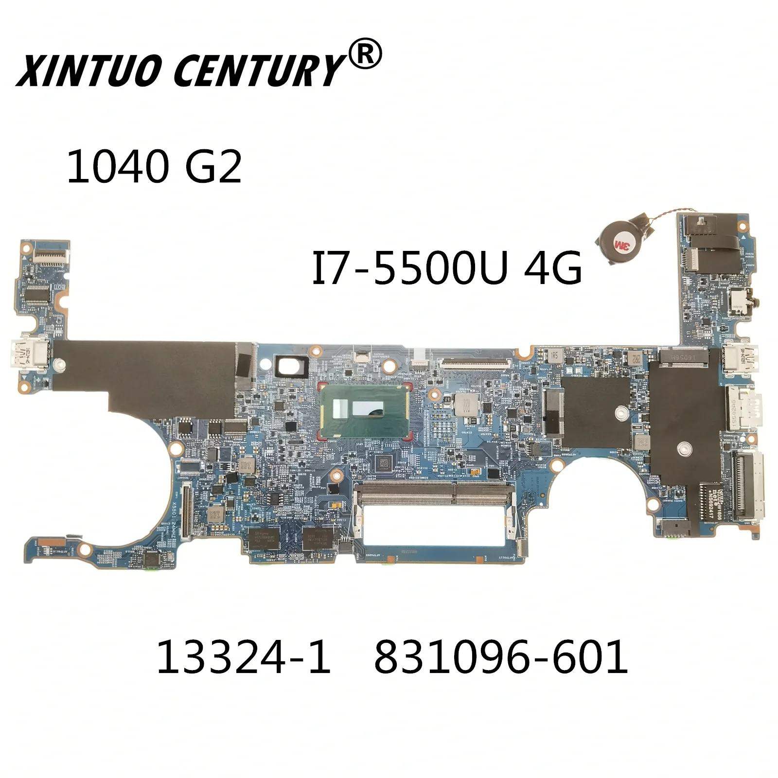 

Fully Test 831096-601 For HP Elitebook 1040 G2 Laptop motherboard with SR23W I7-5500 CPU 831096-501 831096-001 Main board