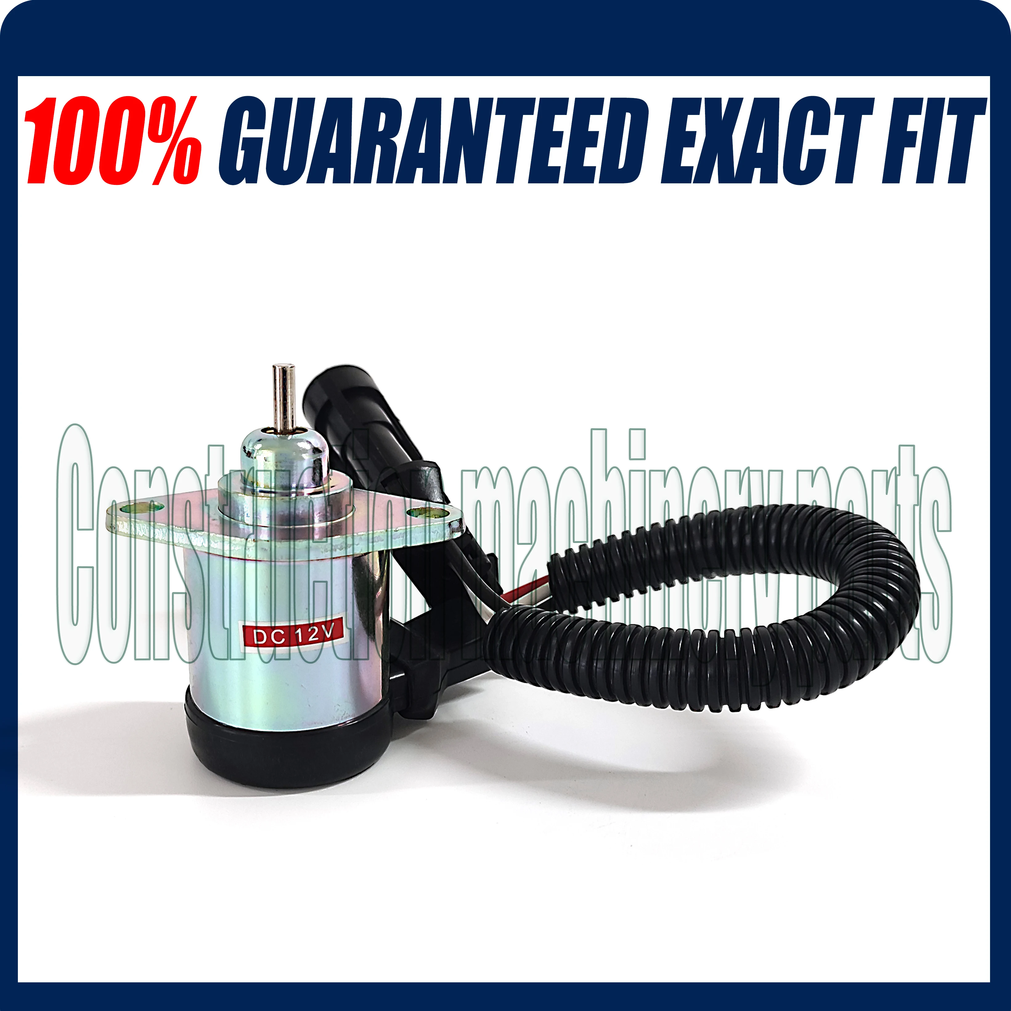 Nuovo 12V Arresto Del Combustibile Solenoide Adatto Bobcat 6689034 S250 S300 S330 S750 S770 S850 A300