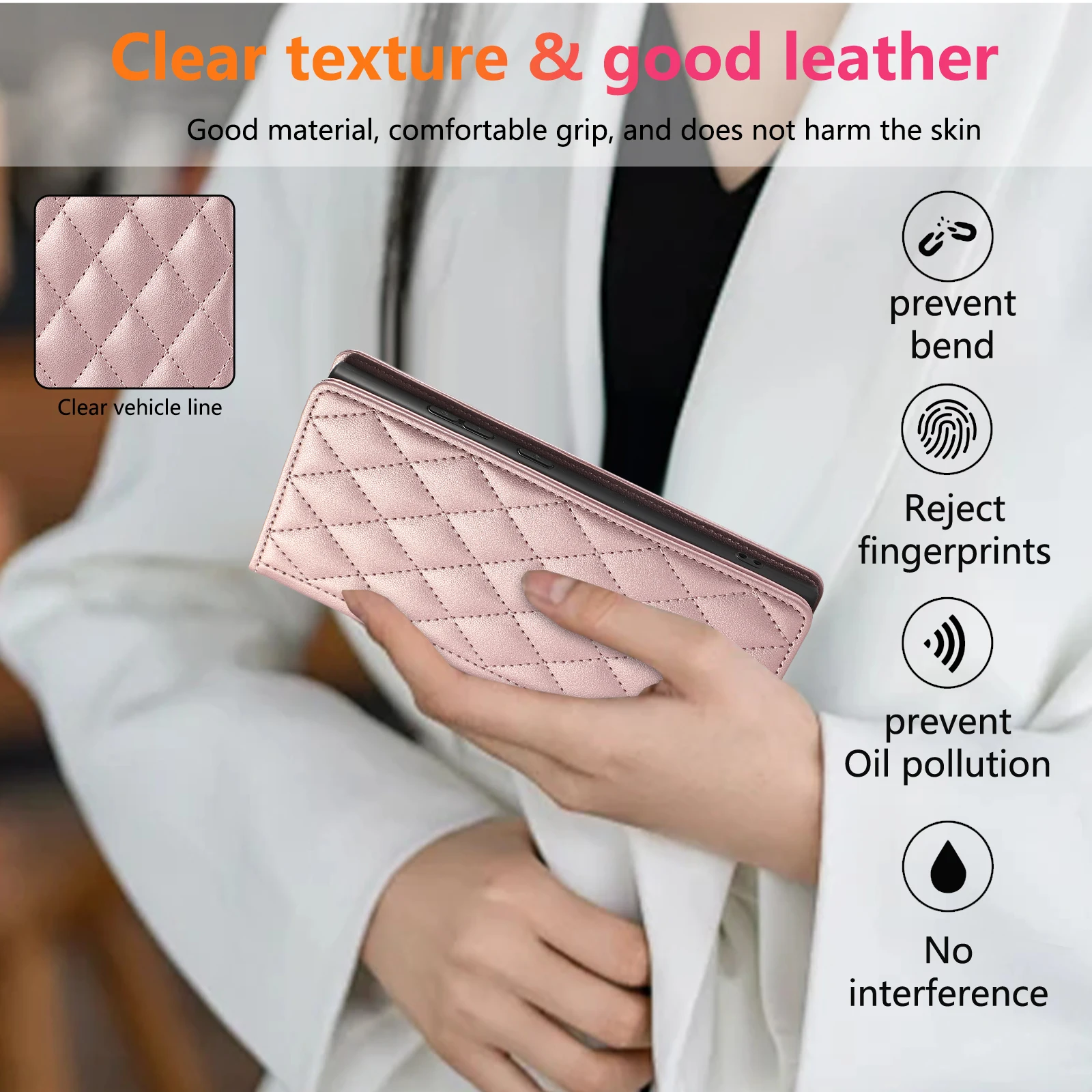 Funda tipo libro magnética para samsung galaxy con tarjetero_voghion.com