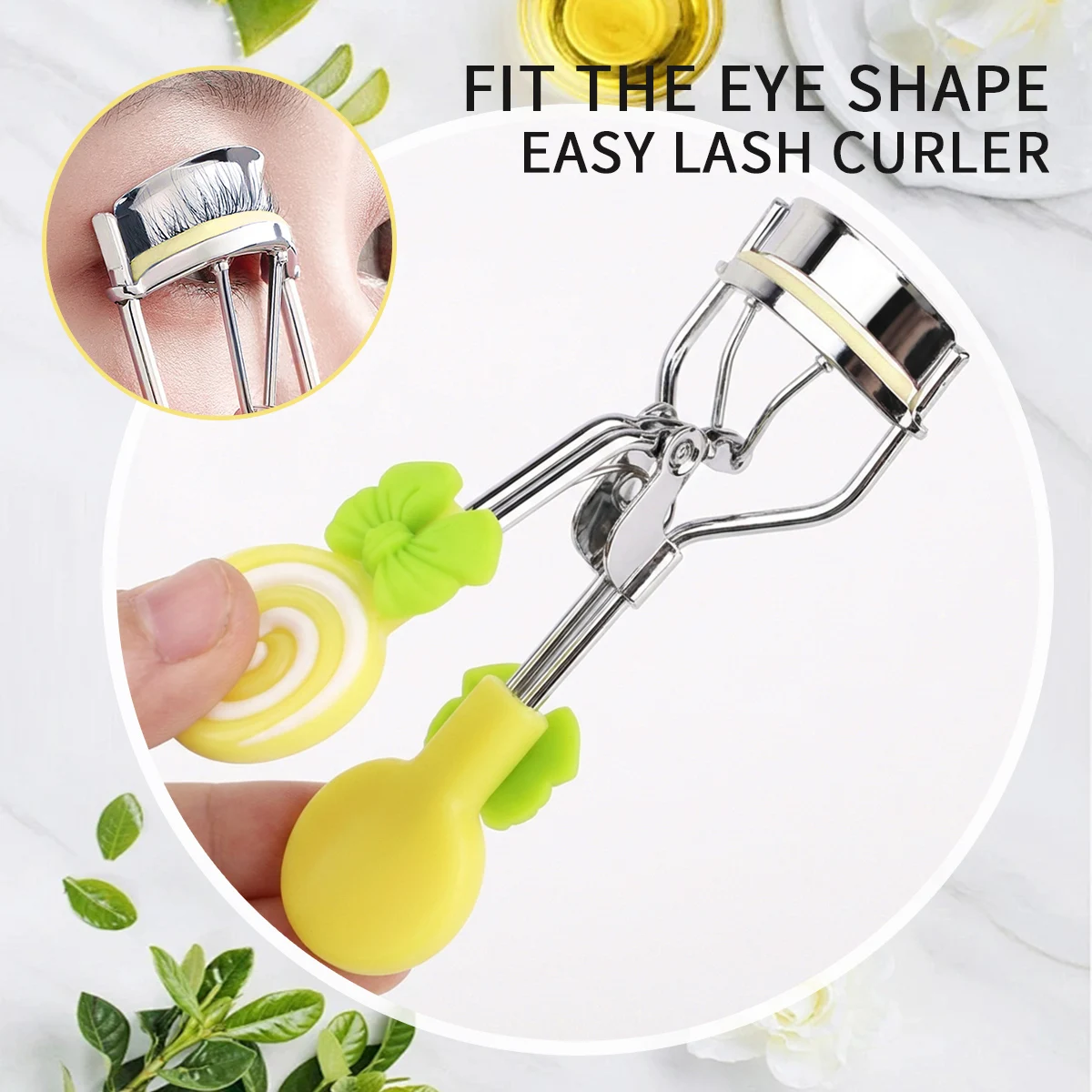 1/6/16 Stück Lollipop Handle Wimpernzange mit austauschbarem Klebeband, das für Anfänger geeignet ist. – Detail 7