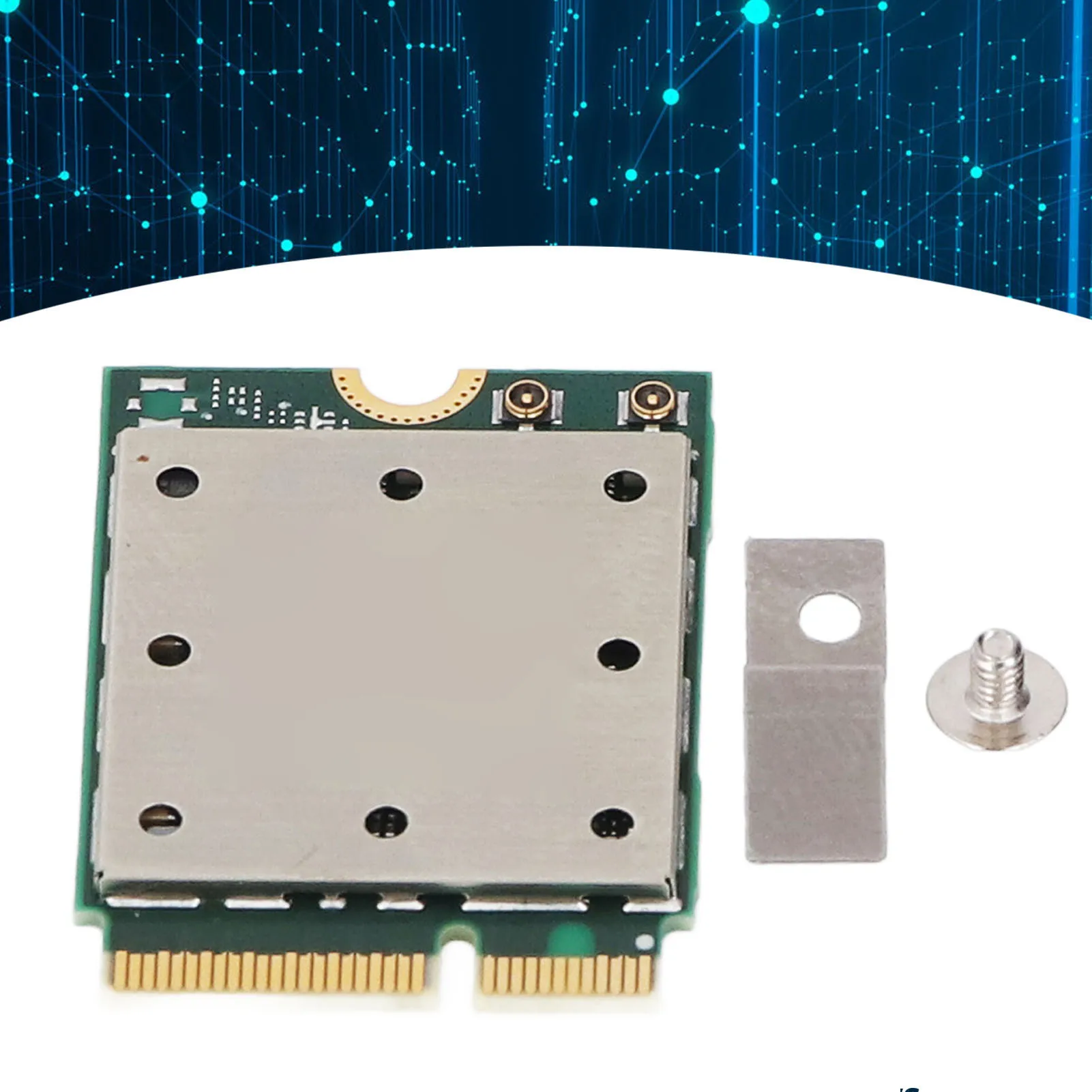 QCNCM865 무선 카드 5.8Gbps 2.4G 5G 6Ghz 트리플 밴드 M.2 블루투스 5.3 무선 7 네트워크 어댑터 카드 모듈 윈도우 11용