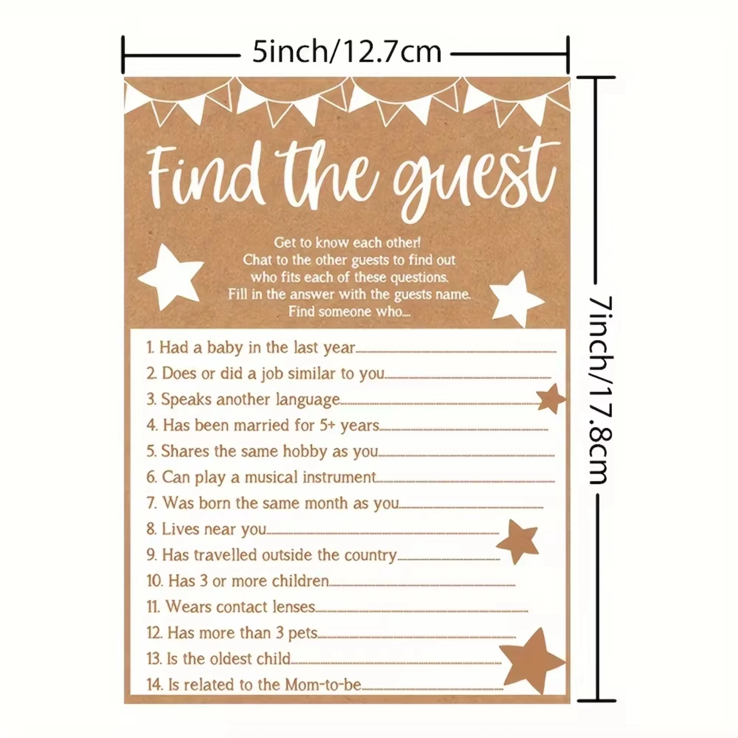 Baby Shower Game Cards Rustic Bridal Wedding Shower Or Bachelorette Party Game Baby Ideas Baby Baptism Party Supplies wooden wedding supplies