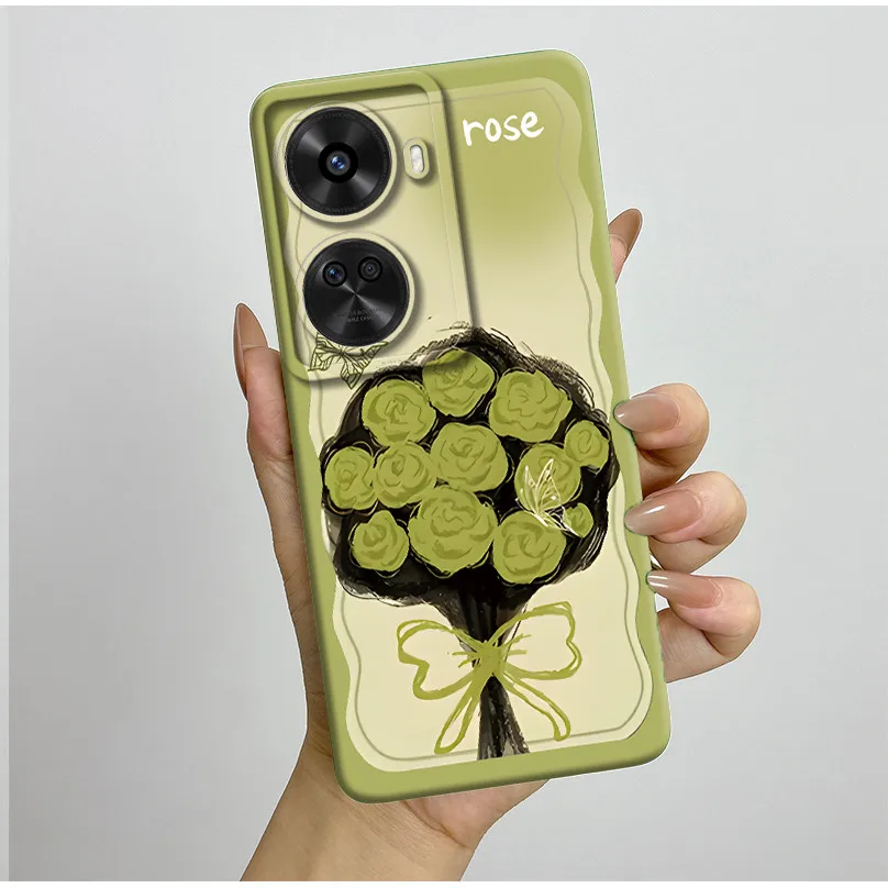 Fashionable Soft Liquid Silicone Shockproof Phone Case - Anti-Slip Protective Back Cover