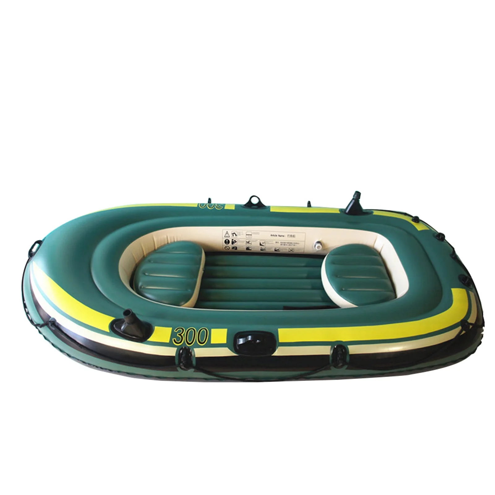 Inflatable Boat Set Heavy Duty Fishing Air Kayak Canoe Set For 2/3 Person (NO Oars And Foot Pump) Fishing Drifting Rafting Boat