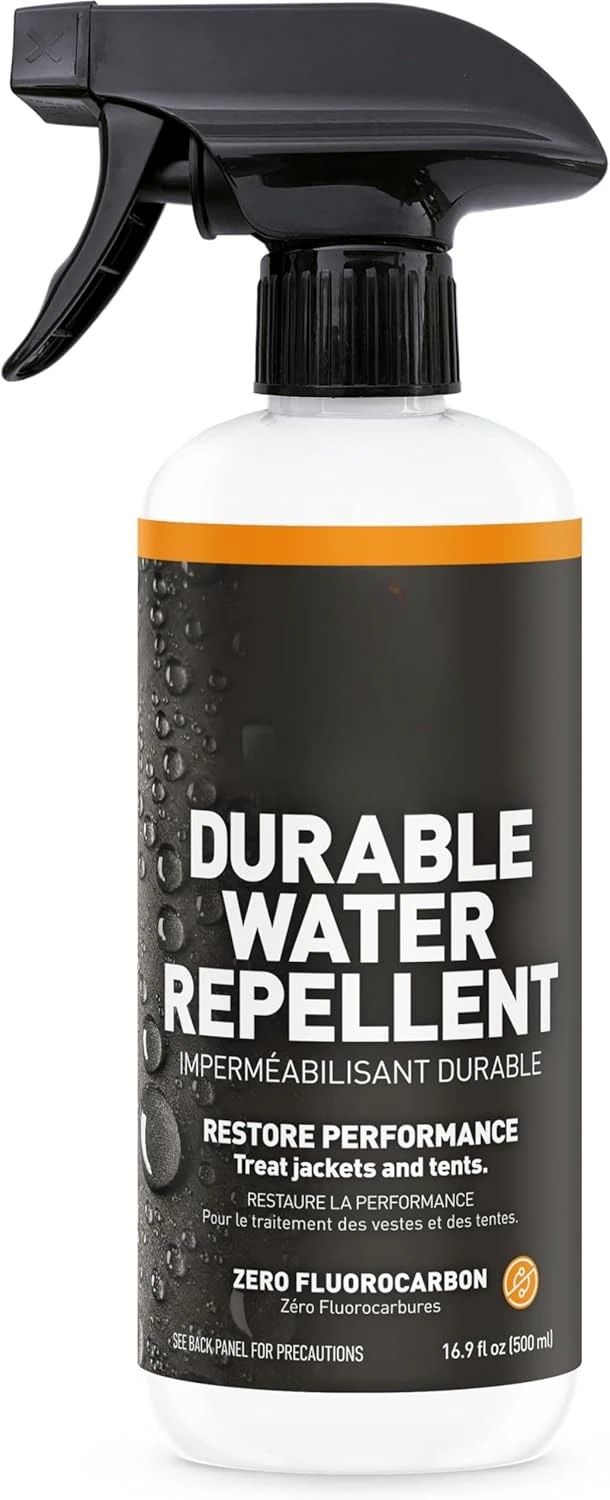 Revivex Durable Water Repellent (DWR) Spray for Waterproofing, Restoring Performance on Nylon Jackets, Gore-TEX, Paddle