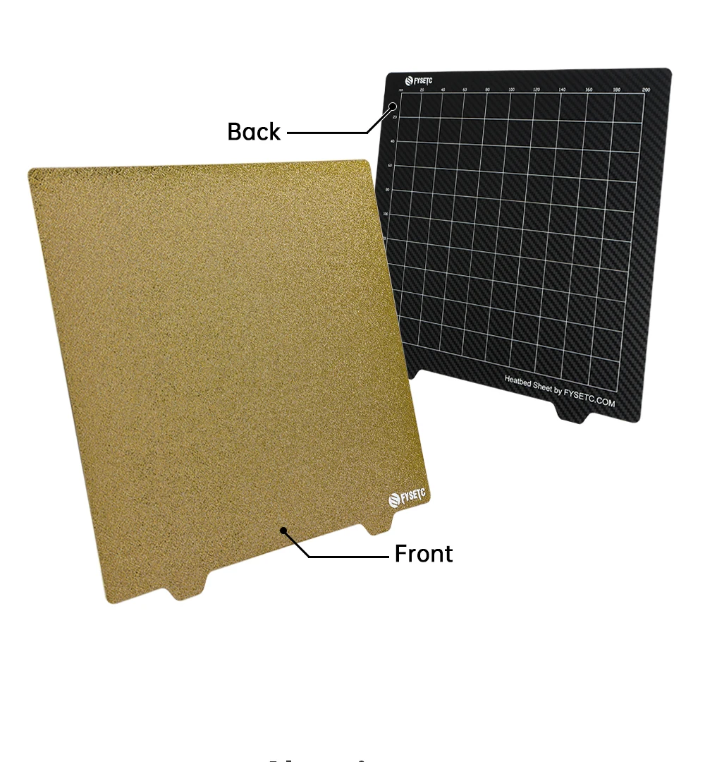 FYSETC-PEI JANUS BPS-PET Placas, Chapa de aço
