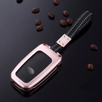 Telecomando in lega di alluminio 3 pulsanti Smart Car Key Case Cover per KIA Sportage Forte per Hyundai Solaris HB20 Veloster SR IX35 - Telecomando in lega di alluminio 3 pulsanti Smart Car Key Case Cover per KIA Sportage