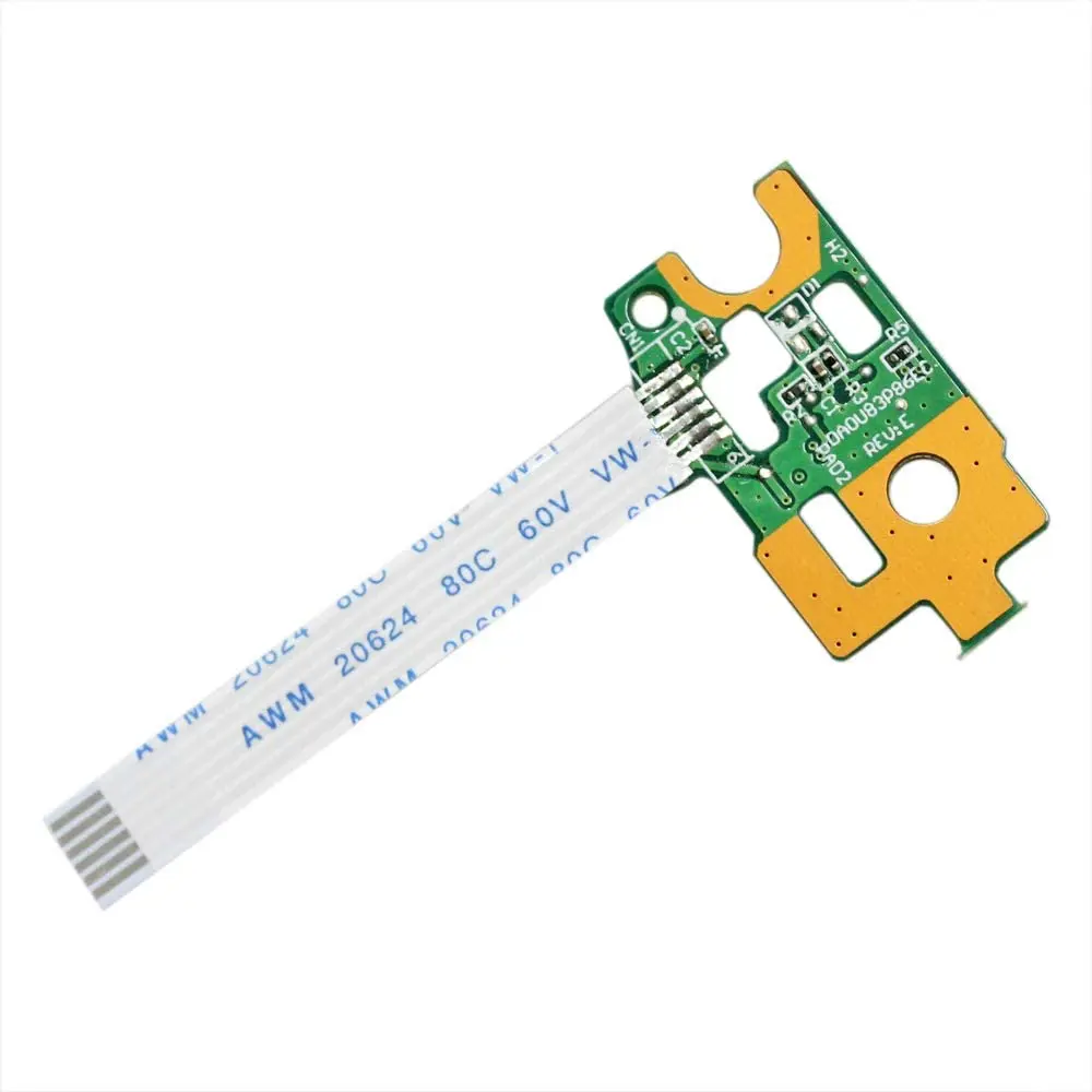 Placa de Botão de Energia com Fita de Substituição para hp Pavilion 14da0u83pb6e0 732076 15776780 - Imagem 3