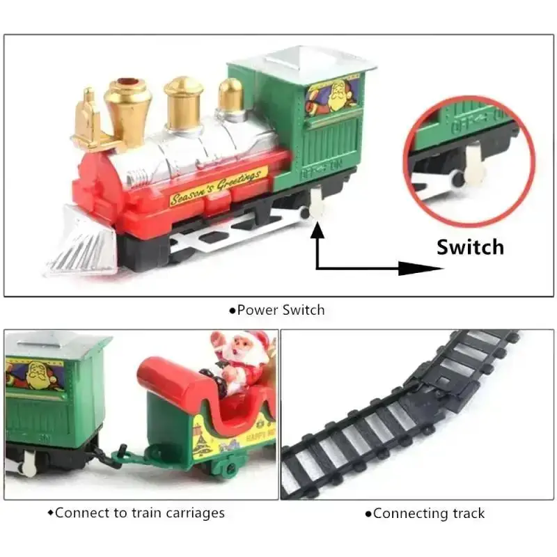 Christmas Train Track Toys Christmas Gifts Christmas Home Decoration Decoration Children's Train Toys Home Decoration Accessorie