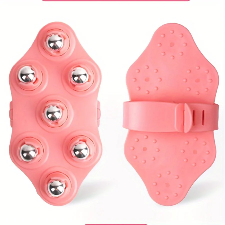 Enjoy Comfortable Seven, bead Massager, Five-element Meridian Brush, Rolling Ball Lymphatic Massage For 360-degree Health Care