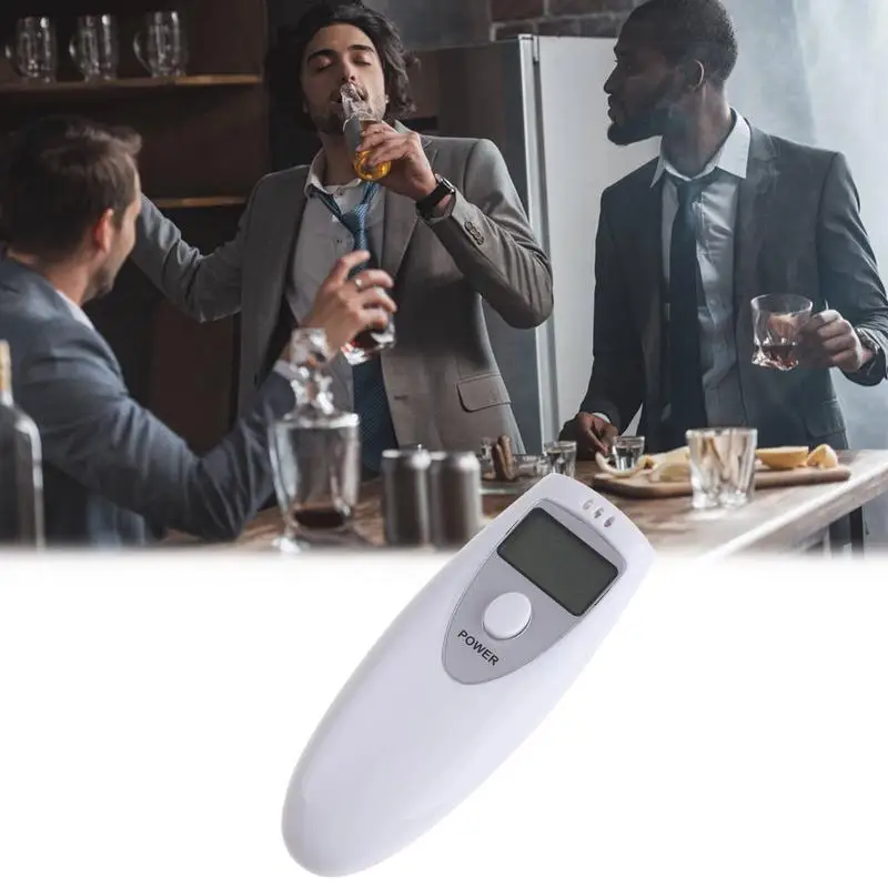 Digital Alcohol Tester Breathalyzer Accuracy Breathalyzer with LCD Display Screen Professional Digital Alcohol Testing Portable
