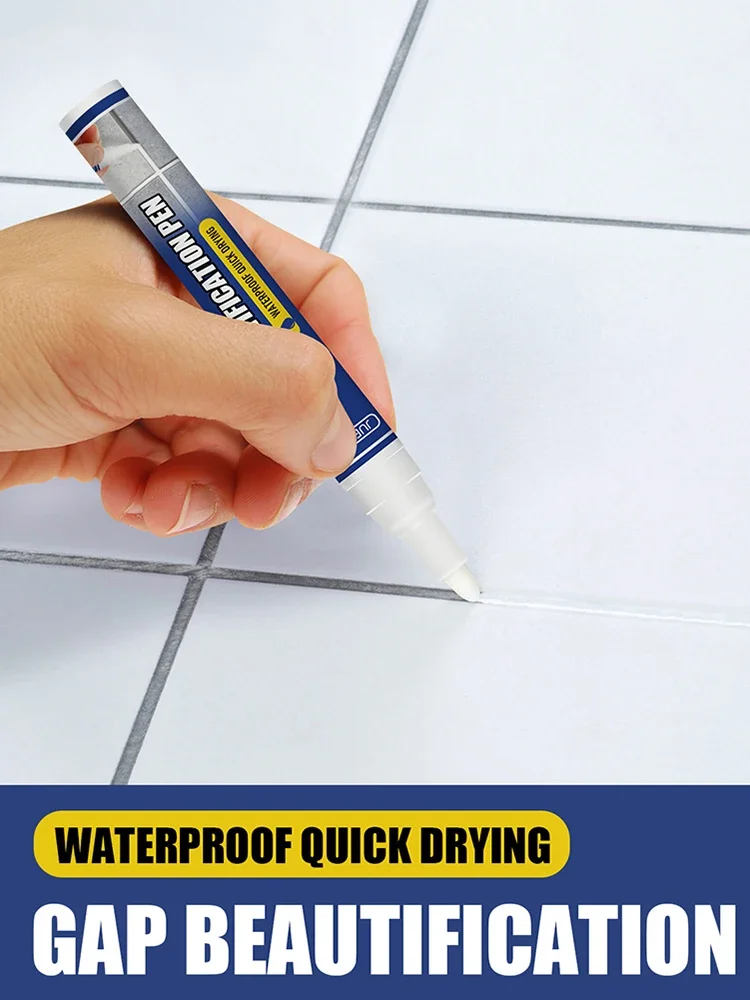 Waterproof Tile Gap Refill Repair Pen Odorless Wall Grout Marker Filling Agent Porcelain Bathroom Paint Cleaner