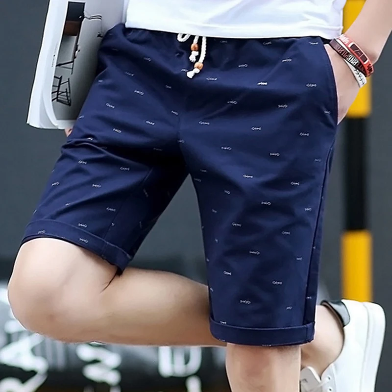 2022 Summer Outdoor New Breathable Casual Beach Shorts Loose  Fashion Exercise Gym Running Shorts Men Cotton Streetwear Jogger smart casual shorts mens