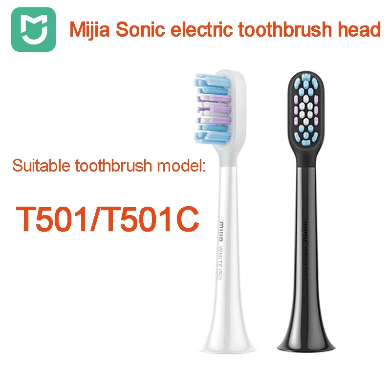 Electric Toothbrush Mijia T501/T501C Electric Toothbrush Head Full Effect Bright White Clean Caring Teeth Toothbrush Heads
