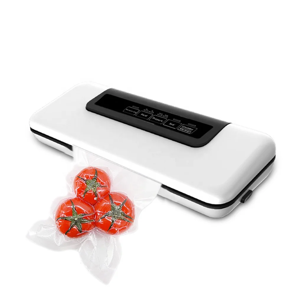 Automatic Vacuum Sealer Packer Vacuum Air Sealing Packing Machine for Food Preservation Dry Wet Soft Food with Free 10pcs Bags